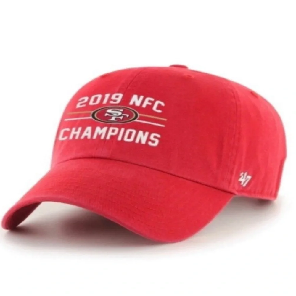 NEW Fanatics NFL 49ers 2019 Champions Red Hat
